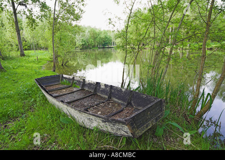 The River Indre near Antannes Stock Photo