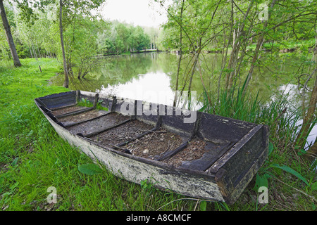 The River Indre near Antannes Stock Photo