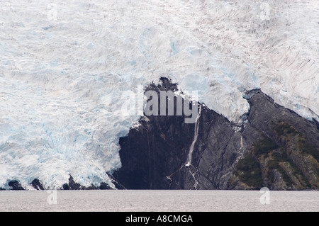 Blackstone Glacier Prince William Sound Alaska United States Stock Photo