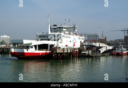 Red Osprey a RoRo ferry of Red Funnel at Southampton England UK Red Funnel company Stock Photo