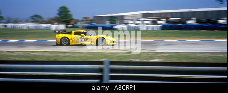 Chevrolet Corvette C6 R n the 53rd Annual 12 Hours Of Sebring sports car race at Sebring International Raceway Sebring Florida Stock Photo