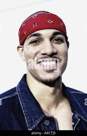Portrait of a mixed race man Stock Photo