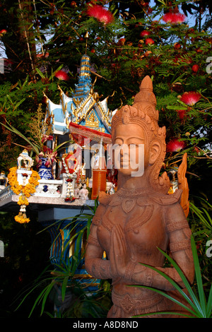 Thailand Trang spirit house Stock Photo