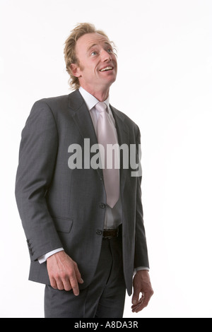 Portrait of a surprised forty year old man Stock Photo