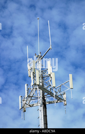 Mobile telephone mast Stock Photo