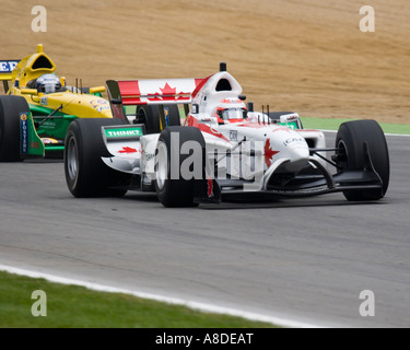 Team Canada and Australia at the A1 GP, Brands Hatch April 2007 Stock Photo