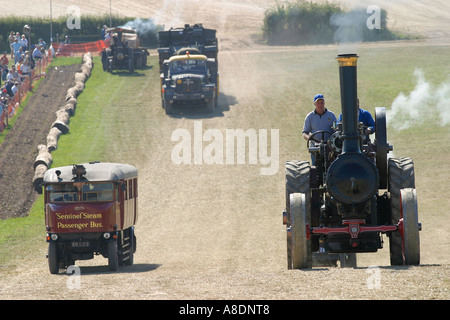 The Eynsham Hall traction engine at the Great Dorset Steam Fair, England, UK. Stock Photo