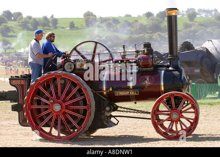 The Eynsham Hall traction engine at the Great Dorset Steam Fair, England, UK. Stock Photo