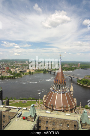 Aerial view of Ottawa Stock Photo