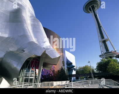 Experience music project Seattle center Seattle Washington State USA Stock Photo