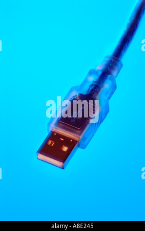 Computer cable Stock Photo