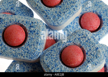dishwasher tablets soap Stock Photo