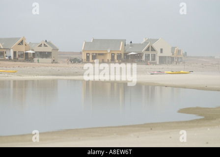 Cape Cross lodge, Skeleton coast, Namibia. Stock Photo