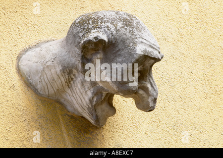 Architectural detail in the old part of Luxembourg City Stock Photo