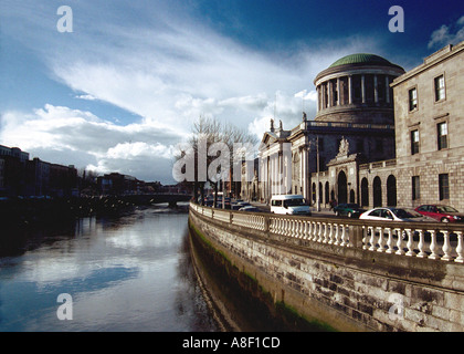 Four Courts Dublin Ireland Stock Photo