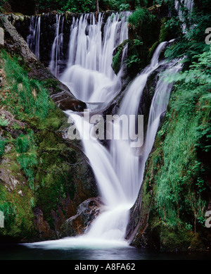 Furnace Falls Taly Bont Dyfed Wales Stock Photo