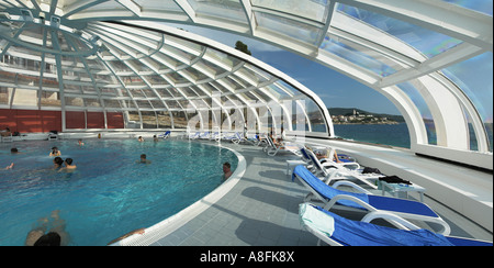Panorama Azalea hotel outdoor swimming pool in Primosten Adria Dalmatia ...