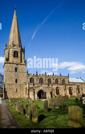 St Marys Church in Masham North Yorkshire England Stock Photo