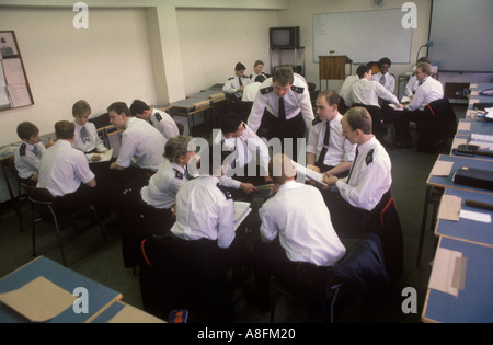Police training school Hendon Police College the Peel Centre  north London 1990s HOMER SYKES Stock Photo