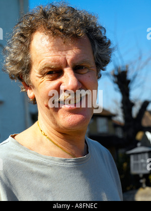 Man Smiling Stock Photo