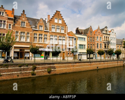 Old town Lier Belgium travel architect architecture facade medieval middle ages house Stock Photo