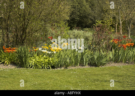 Highdown Gardens, Worthing, West Sussex. Stock Photo