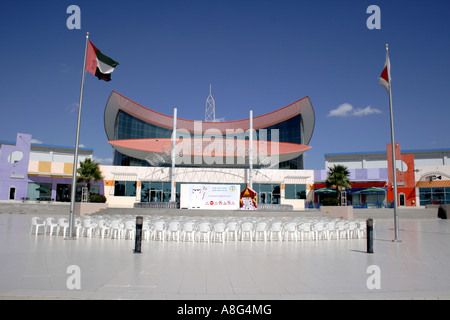 Outside of a Shopping mall in the city of Rash al Khaimah. United Arab Emirates. Photo by Willy Matheisl Stock Photo