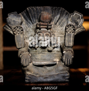 Aztec National Anthropology Museum Mexico City Stock Photo