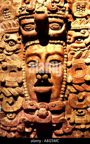 Aztec National Anthropology Museum Mexico City Stock Photo