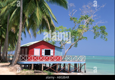 Dominican Republic. Beach of Punta Bonita. West Indies. Stock Photo