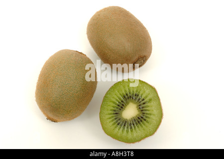 Kiwi fruit supermarket bought and in normal shop condition Stock Photo