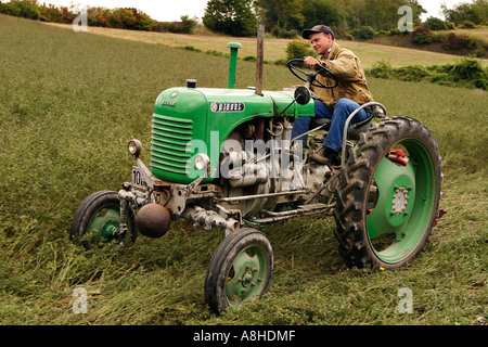 Old steyr tractor Stock Photo