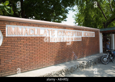 Immaculate Conception Academy, Batac Church, Batac, Ilocos Norte, Philippines Stock Photo