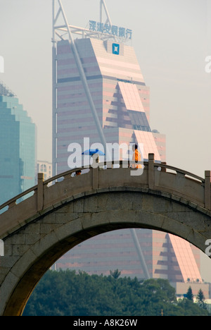 Asia china guandong shenzhen special economic zone SEZ litchi park Stock Photo