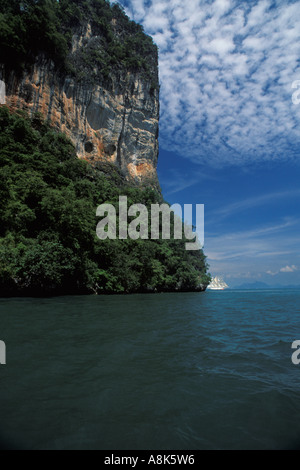 Thailand, Phang Na Bay, Star Flyer clipper ship Stock Photo