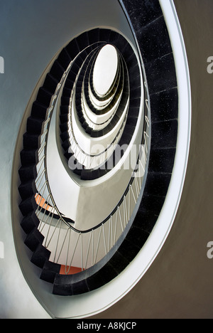 Stairs in the country court, Munich, Bavaria, Germany Stock Photo