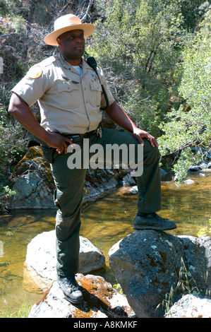 California Park Ranger in Henry Coe State Park Northern California USA ...