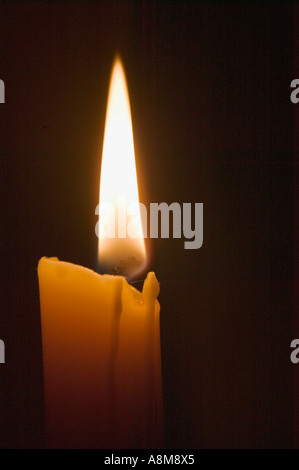 Candle alight Stock Photo