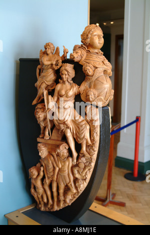 HMS Victory Original Figurehead Discription Stock Photo