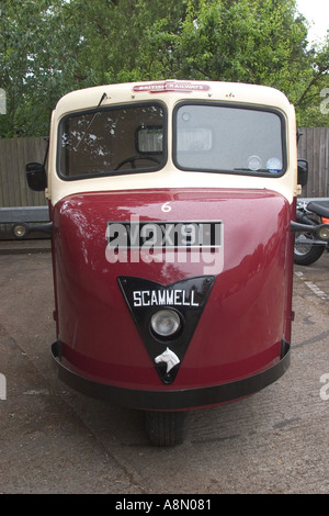 Vintage British Railways Scammell Scarab 3 wheeled vehicle Stock Photo