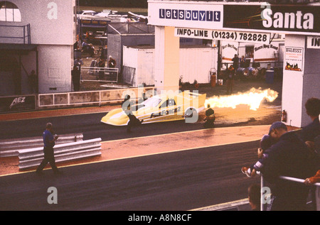 FireForce2 Jet Car at Bug Jam 2002 Santa Pod Raceway England Stock Photo