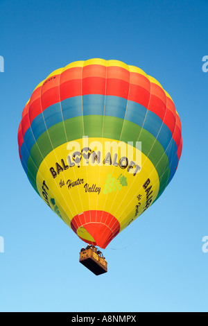 Hot air ballooning - Hunter Valley, New South Wales, AUSTRALIA Stock Photo