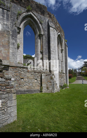 Remains of Abbey in Margam Park ,Port Talbot, Wales, UK