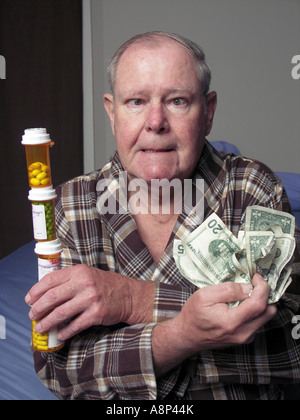 Prescriptions and Money Stock Photo