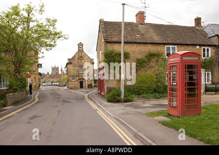 England Somerset Martock town centre and Market Hall Stock Photo