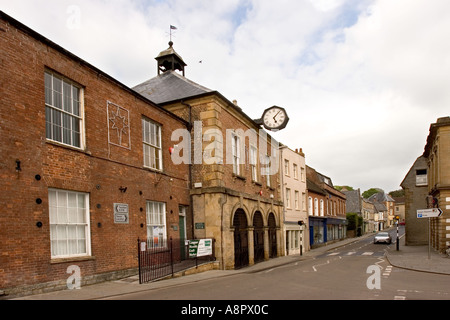 England Somerset Langport Town Hall on High Street Stock Photo