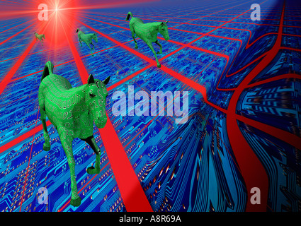 Trojan Horse Computer Virus Stock Photo - Alamy
