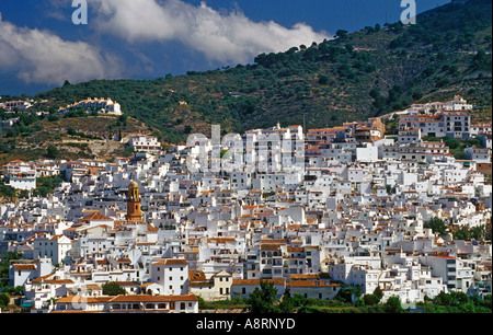 The White Village (Pueblo Blanco) of Competa, Andalusia (Spain) Stock Photo