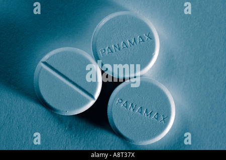 Three Panamax Tablets Stock Photo