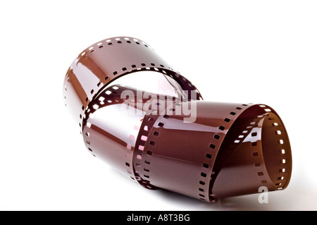 Exposed roll of 35mm B W Film Stock Photo